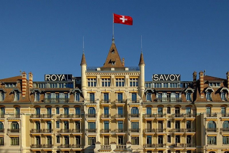 Royal Savoy Hotel & Spa Lausanne Exterior photo