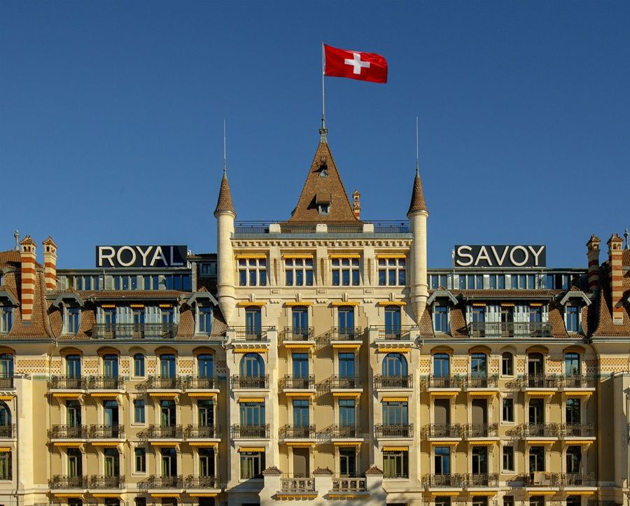 Royal Savoy Hotel & Spa Lausanne Exterior photo